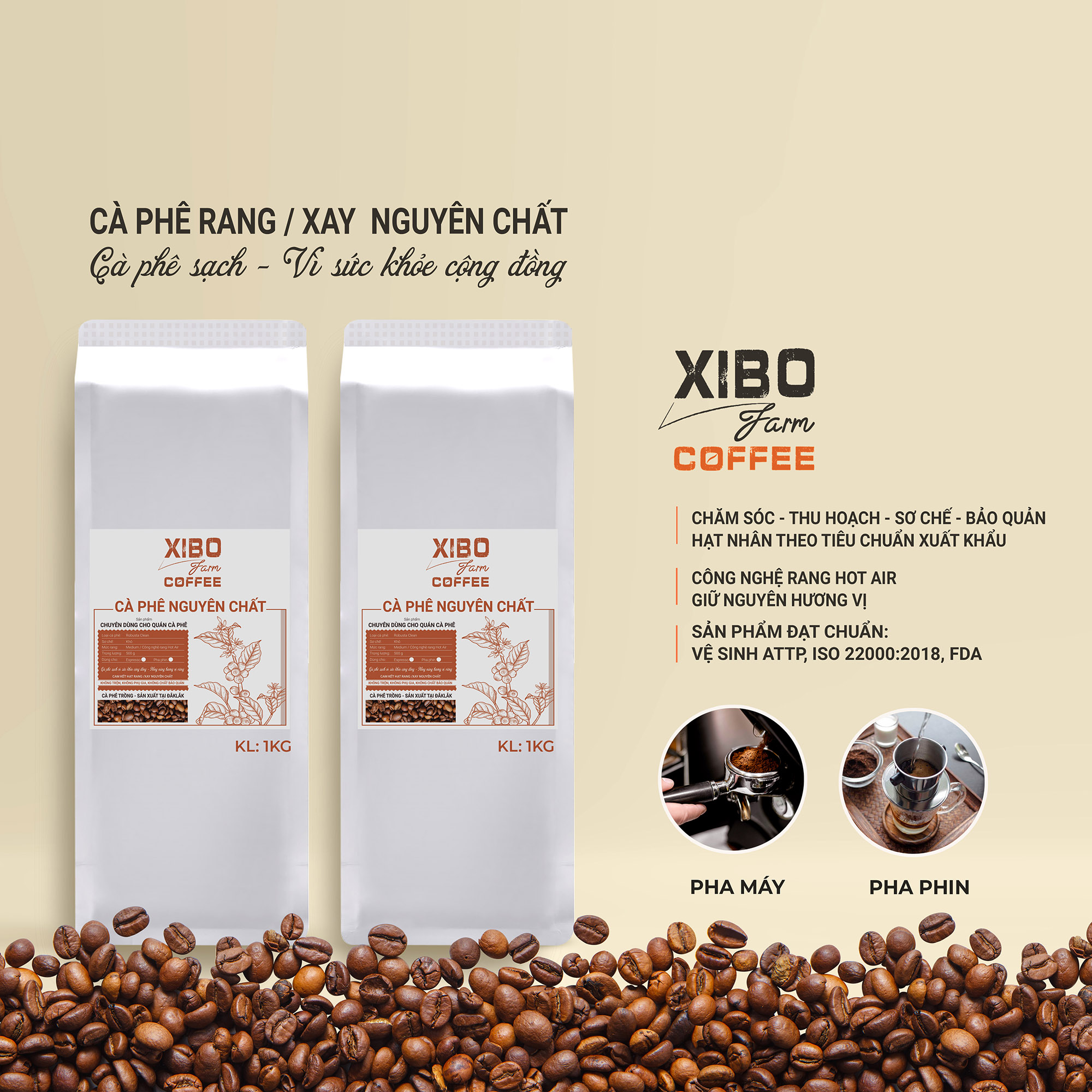 Cà phê Robusta Chất lượng cao